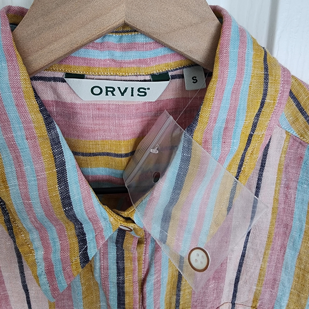 Orvis Multicolor Striped Button-Up Shirt - Picture 2 of 7